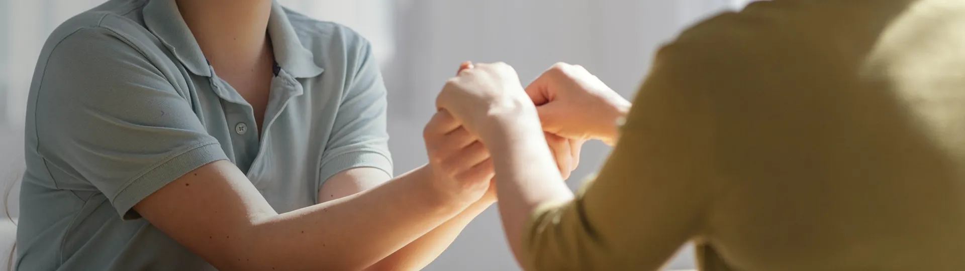 people supporting each other